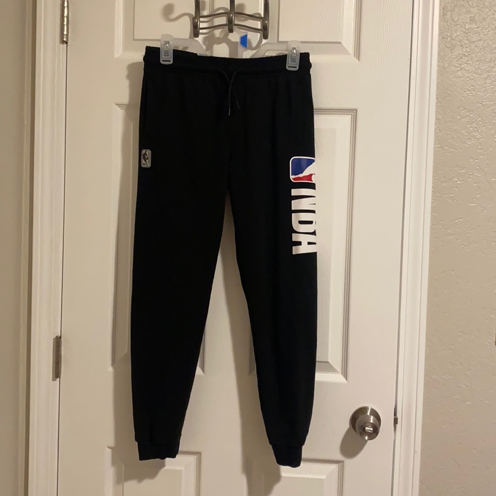 Boys Black NBA Joggers